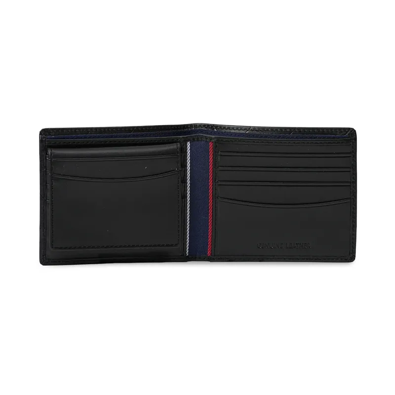 Tommy Hilfiger Kornos Passcase Wallet - Black