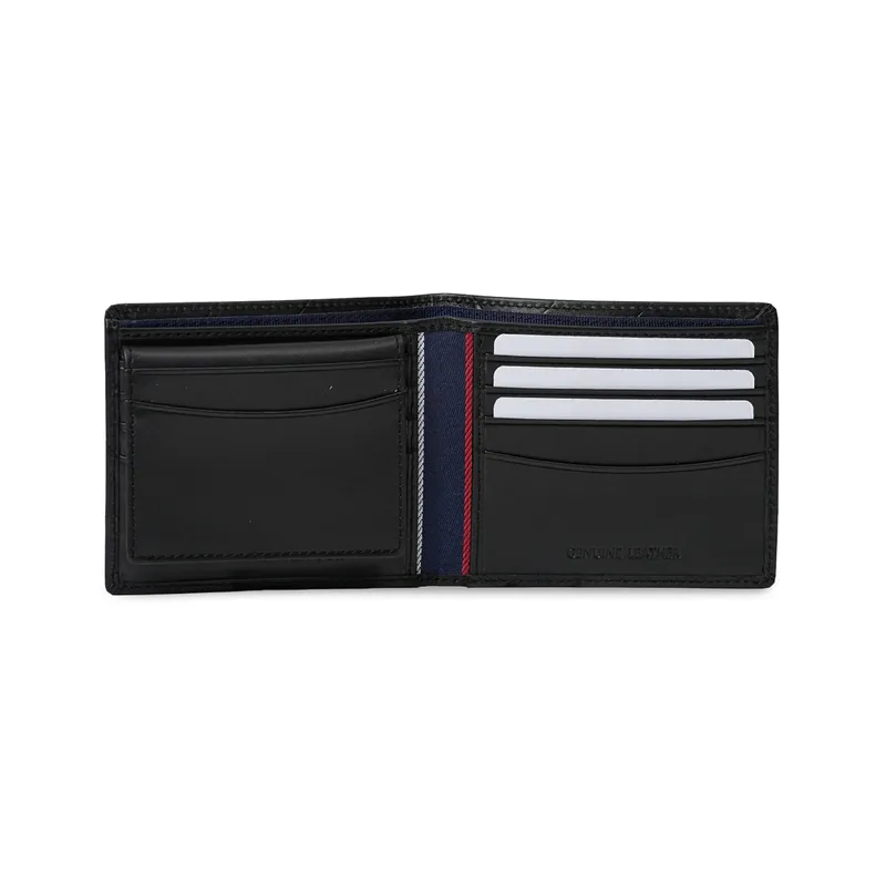 Tommy Hilfiger Kornos Passcase Wallet - Black