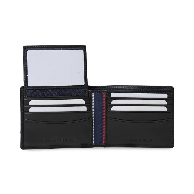 Tommy Hilfiger Kornos Passcase Wallet - Black