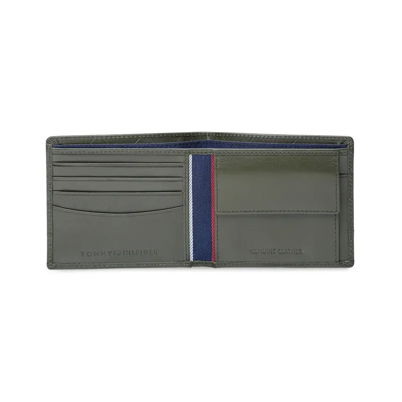 Tommy Hilfiger Kornos Global Coin Wallet - Olive
