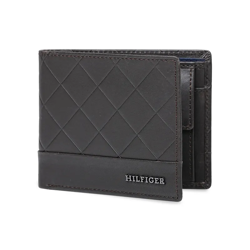 Tommy Hilfiger Kornos Global Coin Wallet - Brown