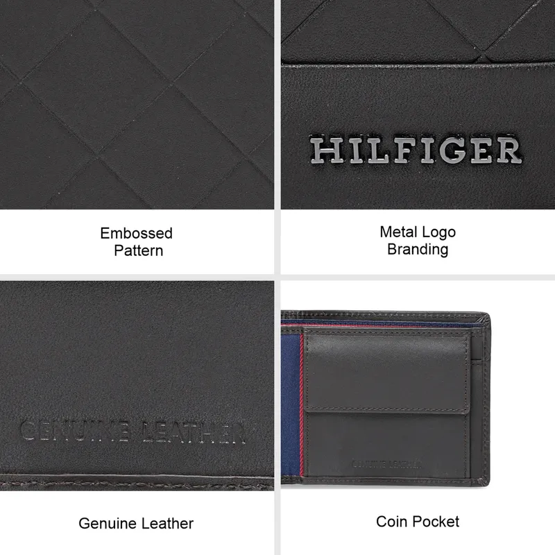 Tommy Hilfiger Kornos Global Coin Wallet - Brown