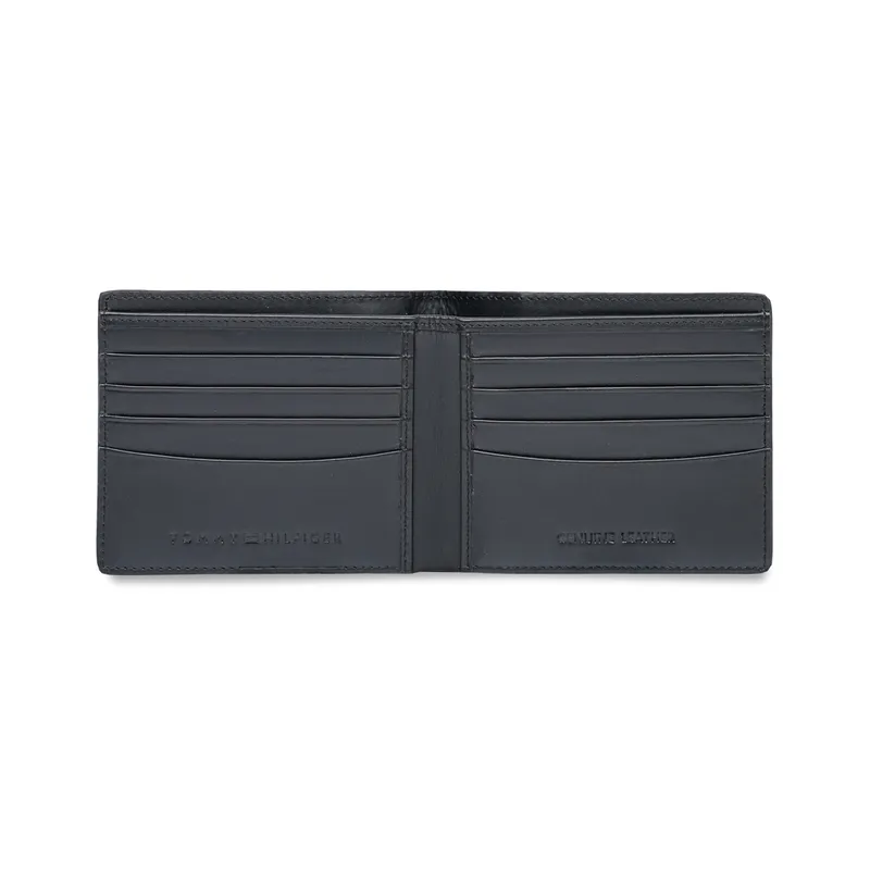 Tommy Hilfiger Woodlawn Slimfold Wallet - Black+Black