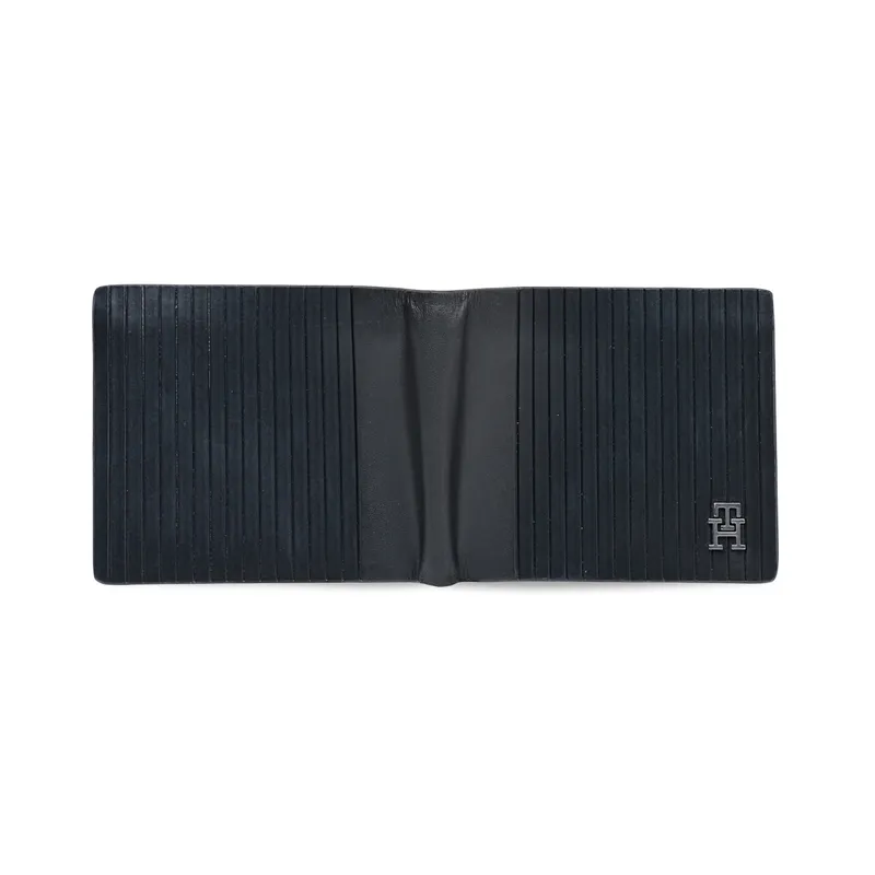 Tommy Hilfiger Woodlawn Slimfold Wallet - Black+Black