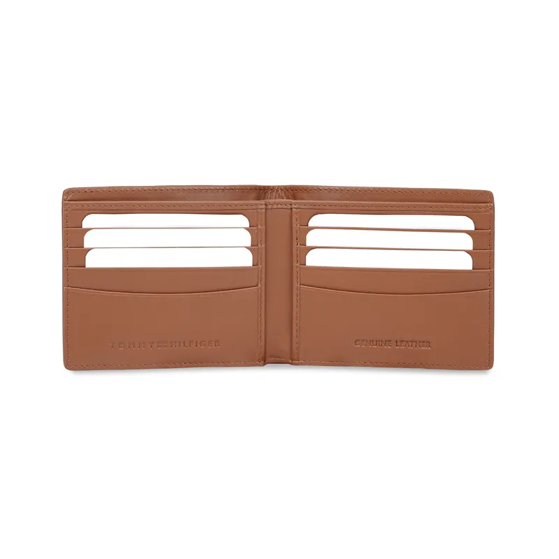 Tommy Hilfiger Woodlawn Slimfold Wallet - Beige+Tan