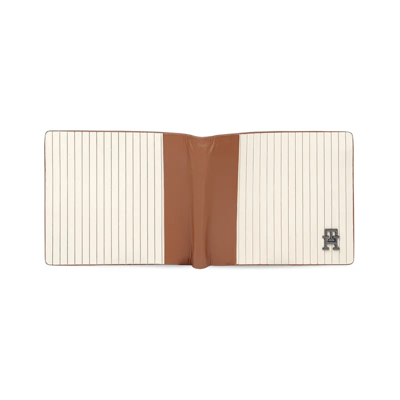 Tommy Hilfiger Woodlawn Slimfold Wallet - Beige+Tan
