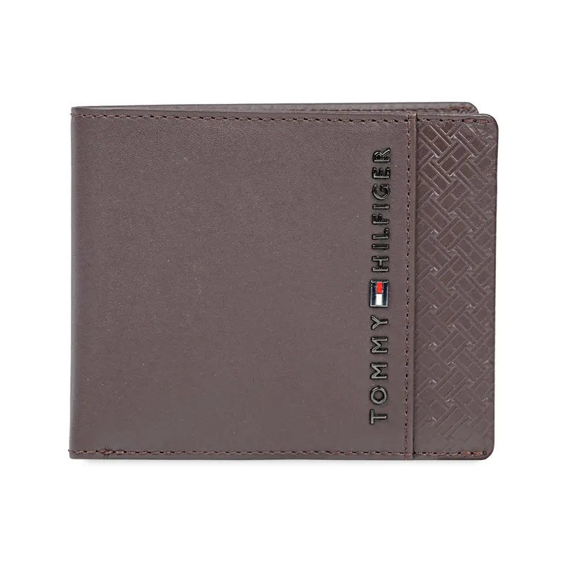 Tommy Hilfiger Eldred Multicard Coin Wallet - Brown