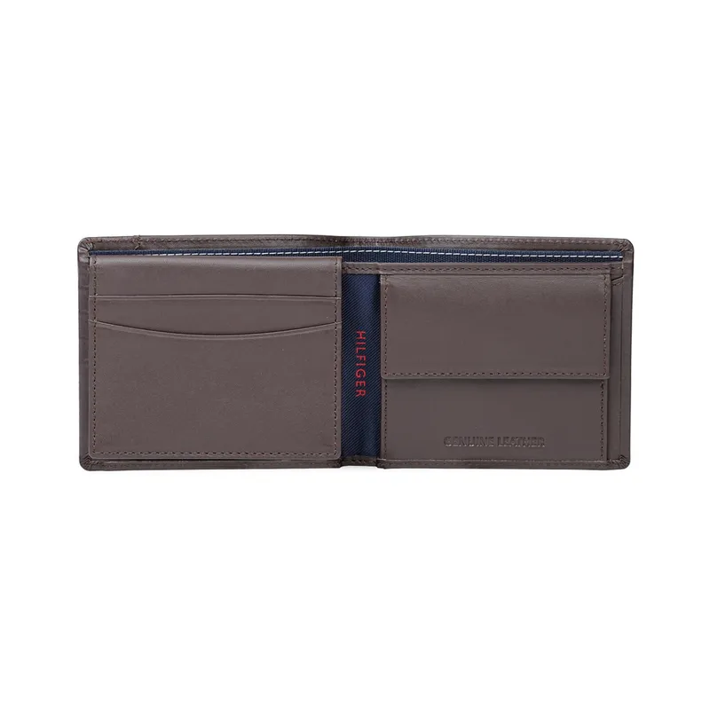 Tommy Hilfiger Eldred Multicard Coin Wallet - Brown