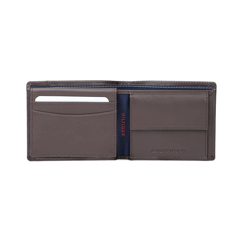 Tommy Hilfiger Eldred Multicard Coin Wallet - Brown