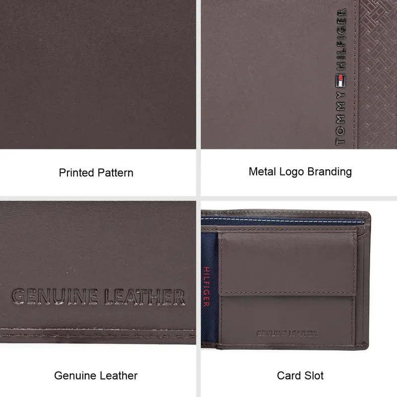Tommy Hilfiger Eldred Multicard Coin Wallet - Brown