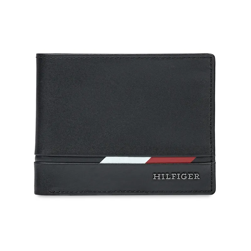 Tommy Hilfiger Stege Passcase Wallet-Black