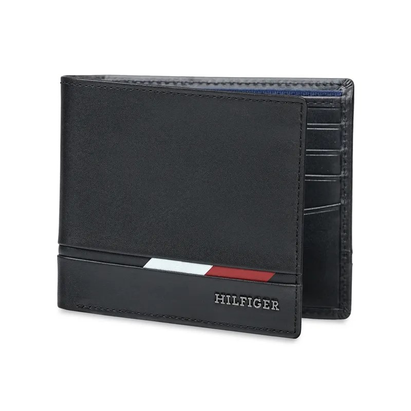 Tommy Hilfiger Stege Passcase Wallet-Black