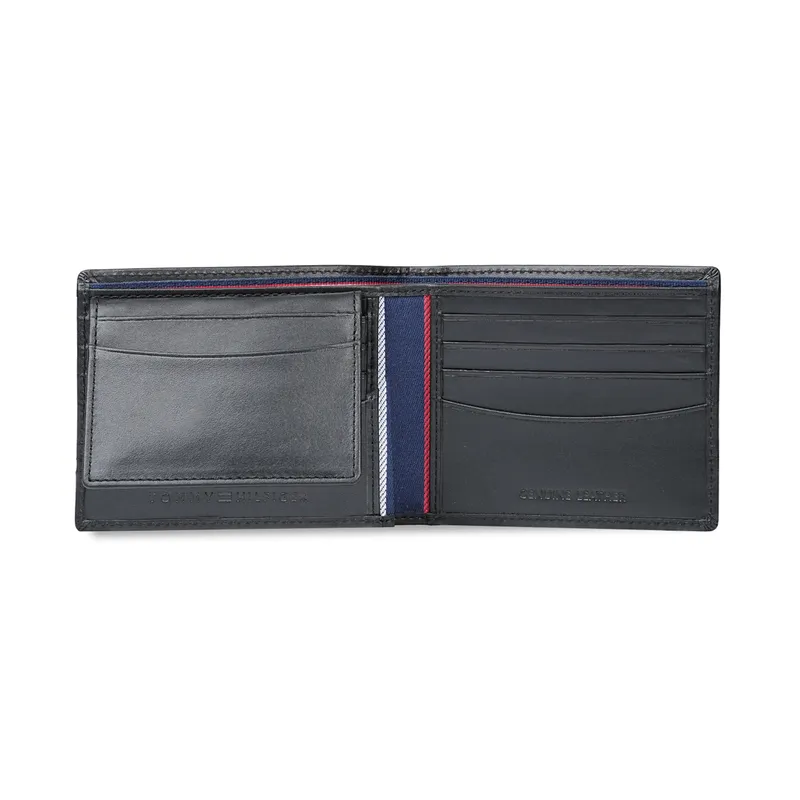 Tommy Hilfiger Stege Passcase Wallet-Black