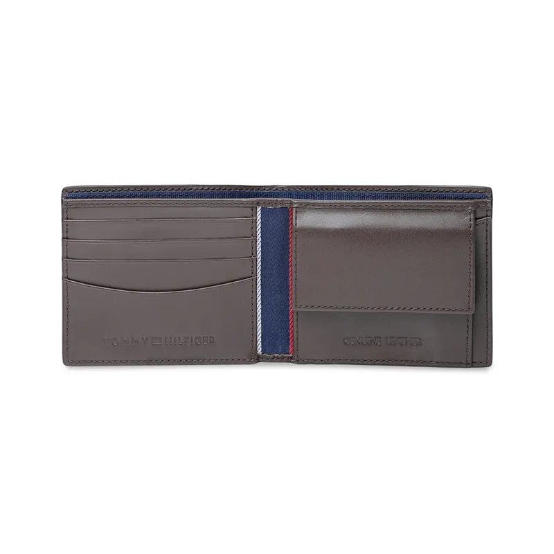 Tommy Hilfiger Strovolos Global Coin Wallet - Brown