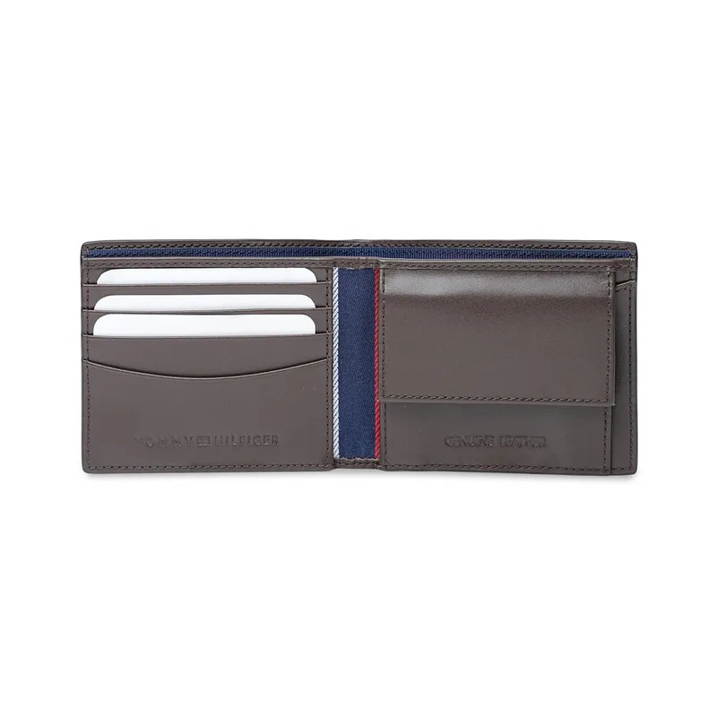 Tommy Hilfiger Strovolos Global Coin Wallet - Brown
