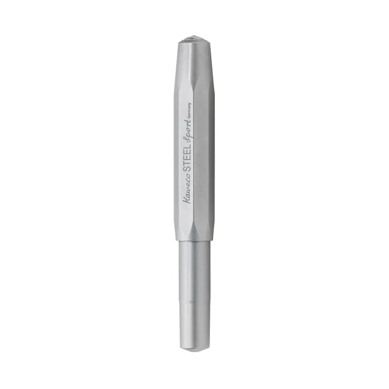 Kaweco Steel Sport Exclusive Stainless Steel Fountain Pen-Medium