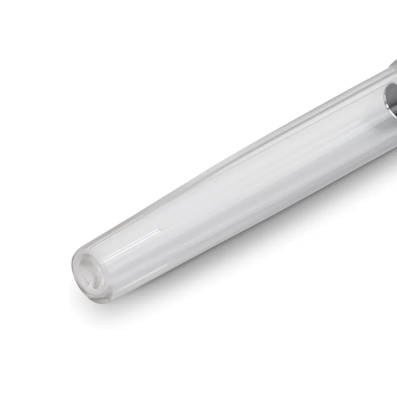 Kaweco Student Acrylic Transparent With Silver Details Fountain Pen-Fine