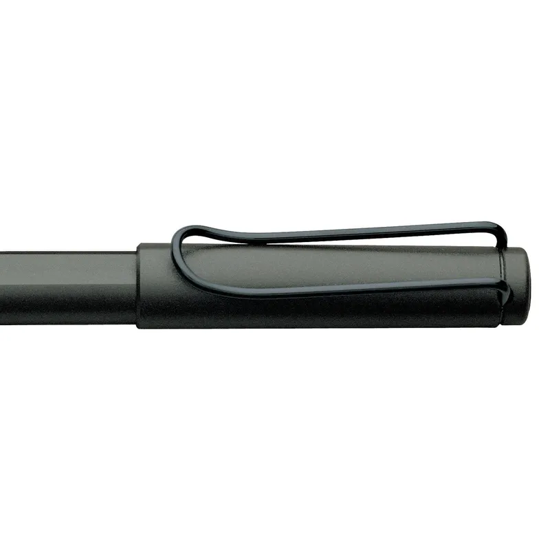 Lamy Safari 017 Fountain Pen Fine Matte Black With Black Plated Clip