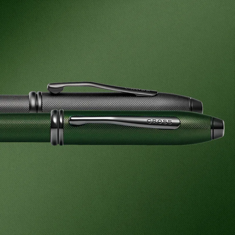 Cross Townsend Ballpoint Pen Black PVD Micro Knurl