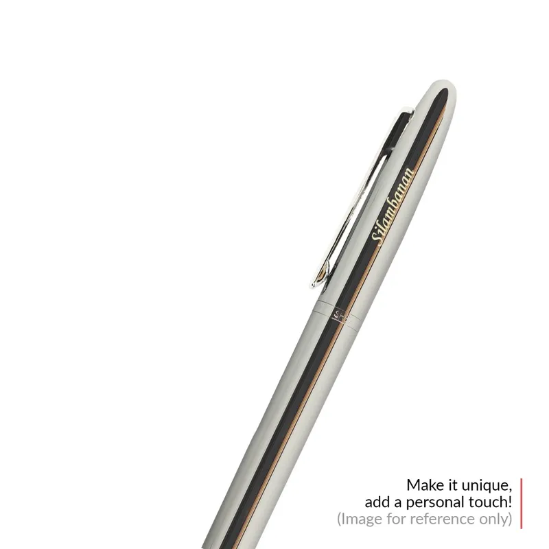 Fisher Space 400TBL Bullet Ballpoint pen with chrome grip Tahitian Blue