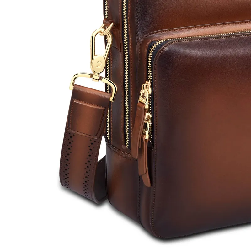 Lapis Bard Ducorium Dorchester 14Inch Laptop Business Bag Cognac