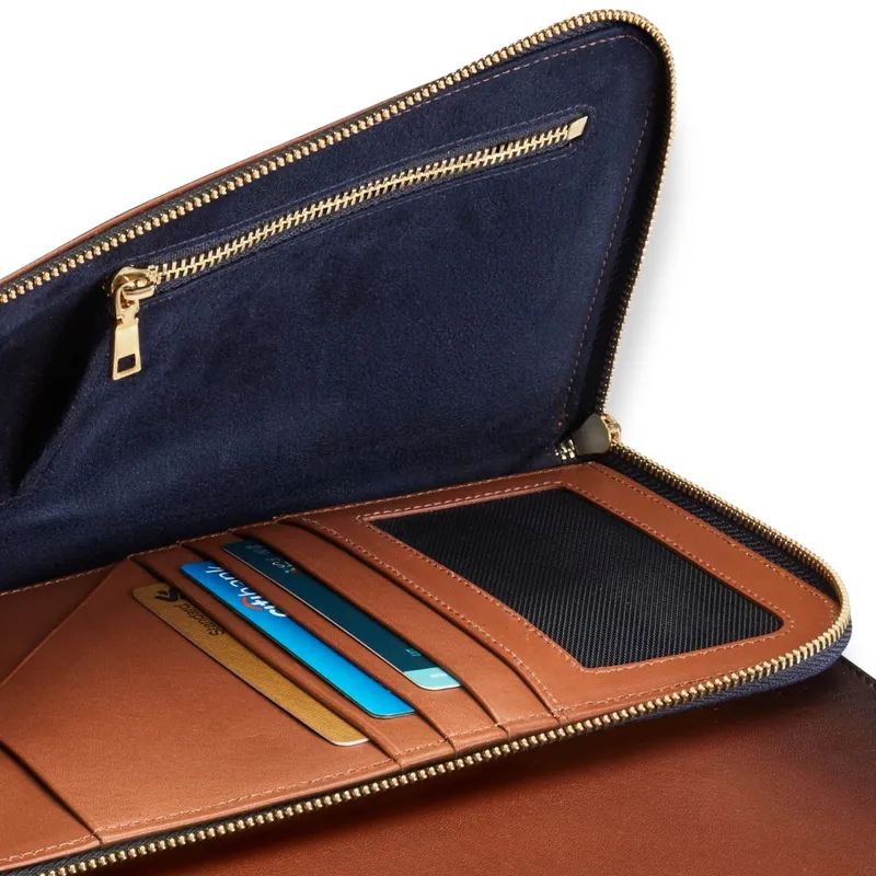 Lapis Bard Ducorium Bexley 13Inch Laptop Sleeve with Shoulder Strap Cognac