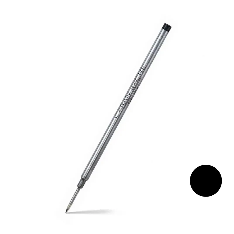 Caran d'Ache Rollerball Refill Fine Black