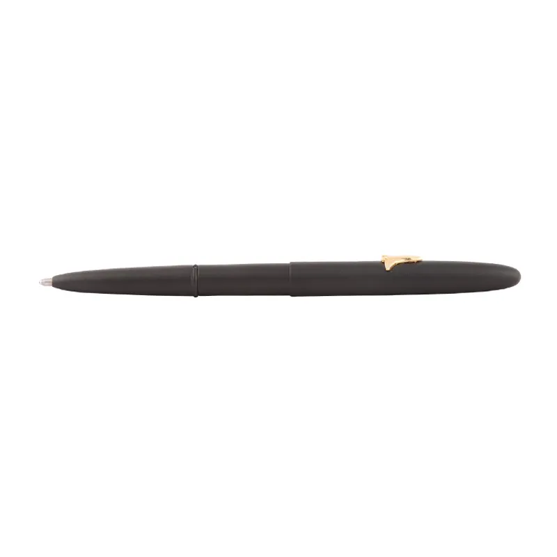 Fisher Space 600BSH Bullet Ballpoint Pen with Shuttle emblem without Clip Matte Black