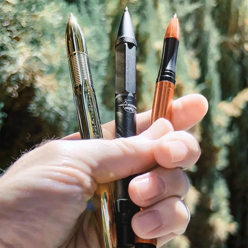 Fisher Space INFG-1 Infinium Ballpoint pen with Blue Ink Gold Titanium Nitride