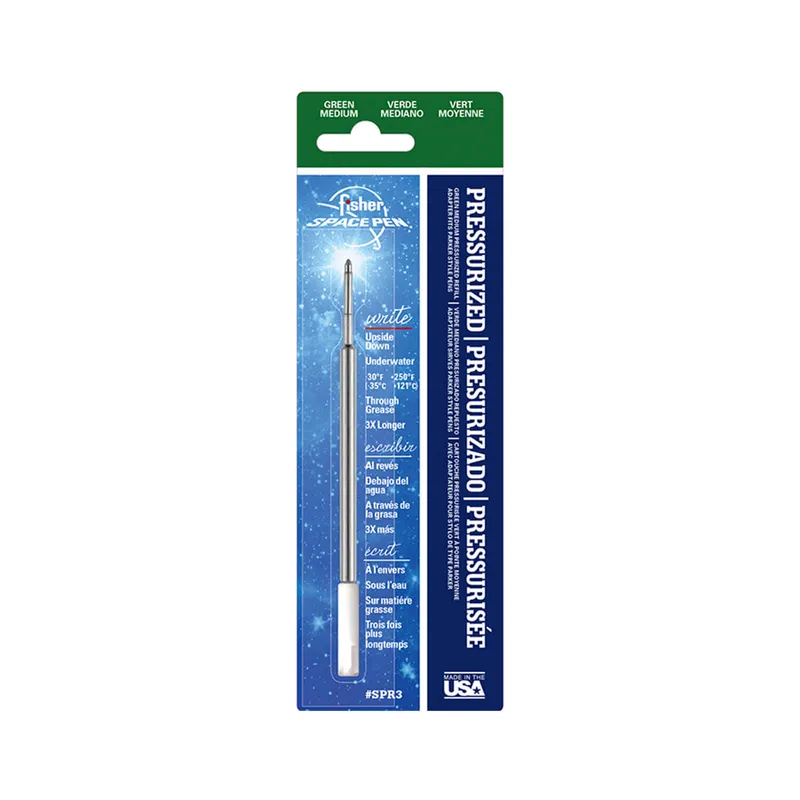 Fisher Space SPR3 Pressurized Refill Medium Green Ink