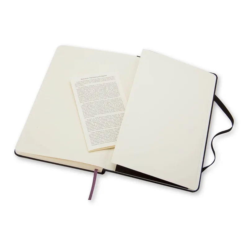 Moleskine Classic Pocket Size Hard Cover Notebook (Ruled) - Black