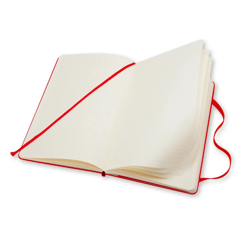 Moleskine Classic Pocket Size Hard Cover Notebook (Ruled) - Red