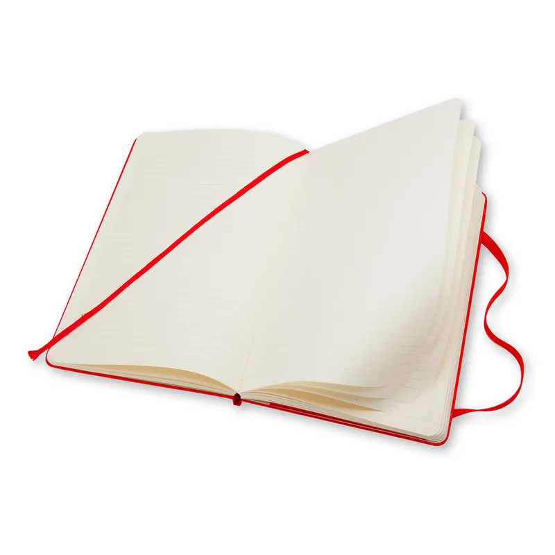 Moleskine Classic Notebook Ruled Hard Cover Large Red