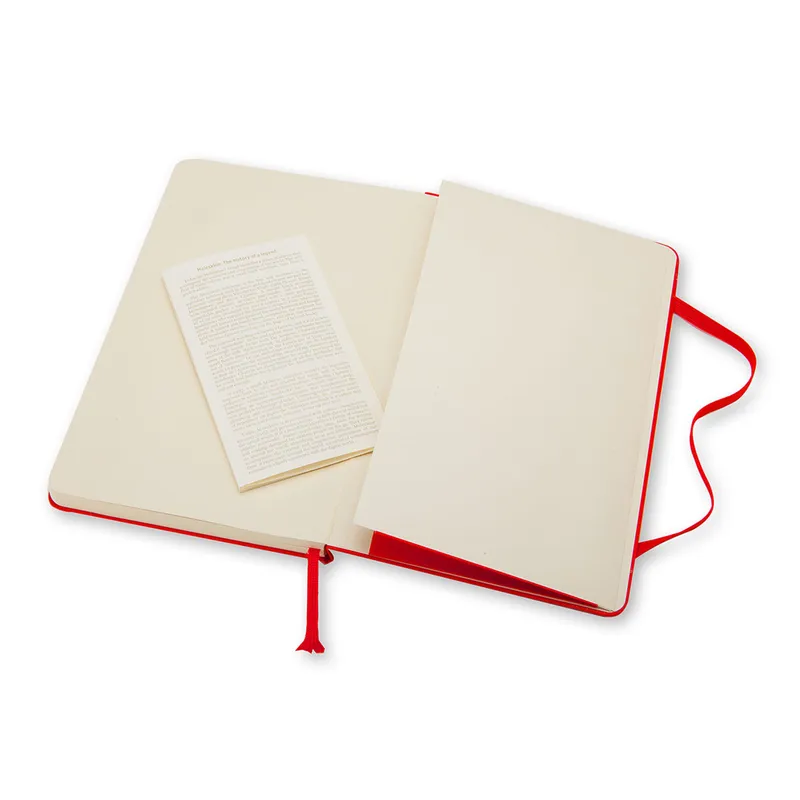 Moleskine Classic Notebook Ruled Hard Cover Large Red