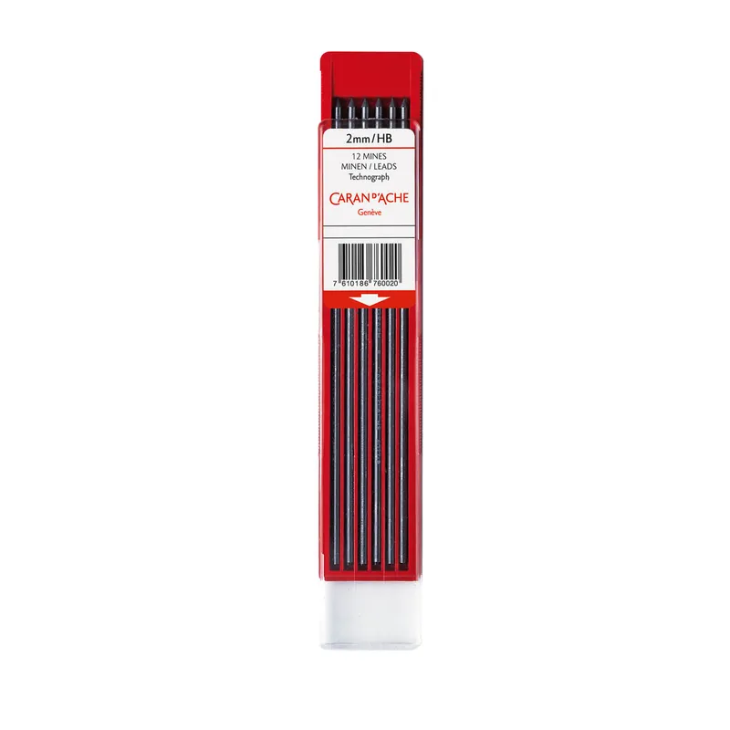 Caran d'Ache 2MM HB Lead For Fixpencil Black