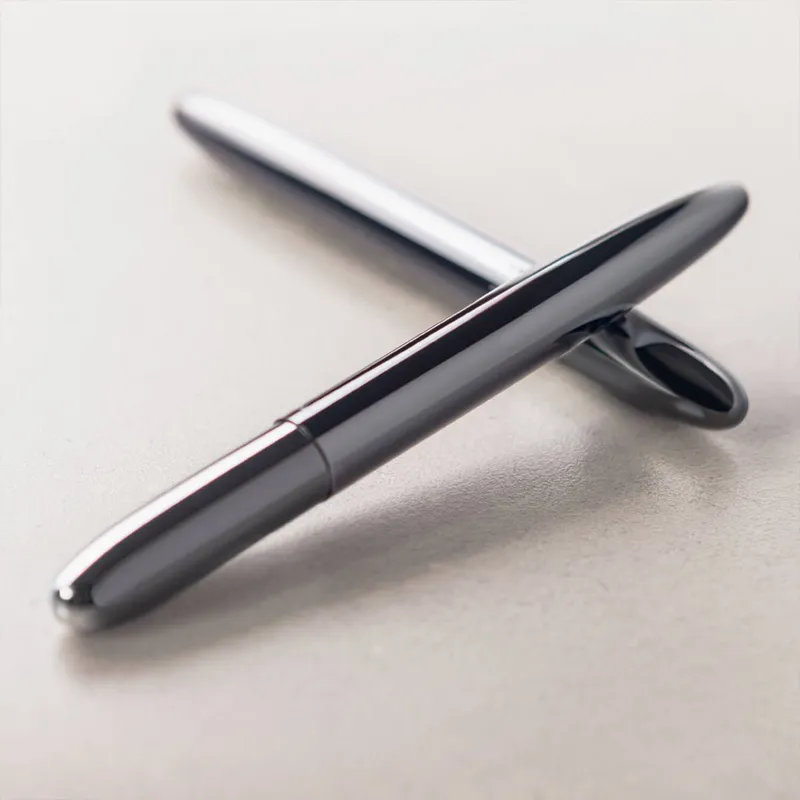 Fisher Space 400BTN Bullet Ballpoint Pen without Clip Black Titanium Nitride