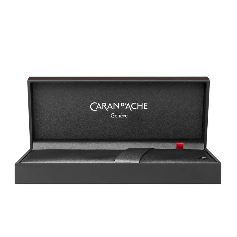 Caran d'Ache Ecridor Cubrik Silver-Plated Rhodium-Coated Ballpoint Pen Silver