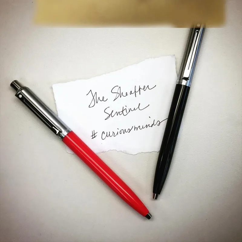 Sheaffer 321 Sentinel Ballpoint Pen Black with Chrome Trim