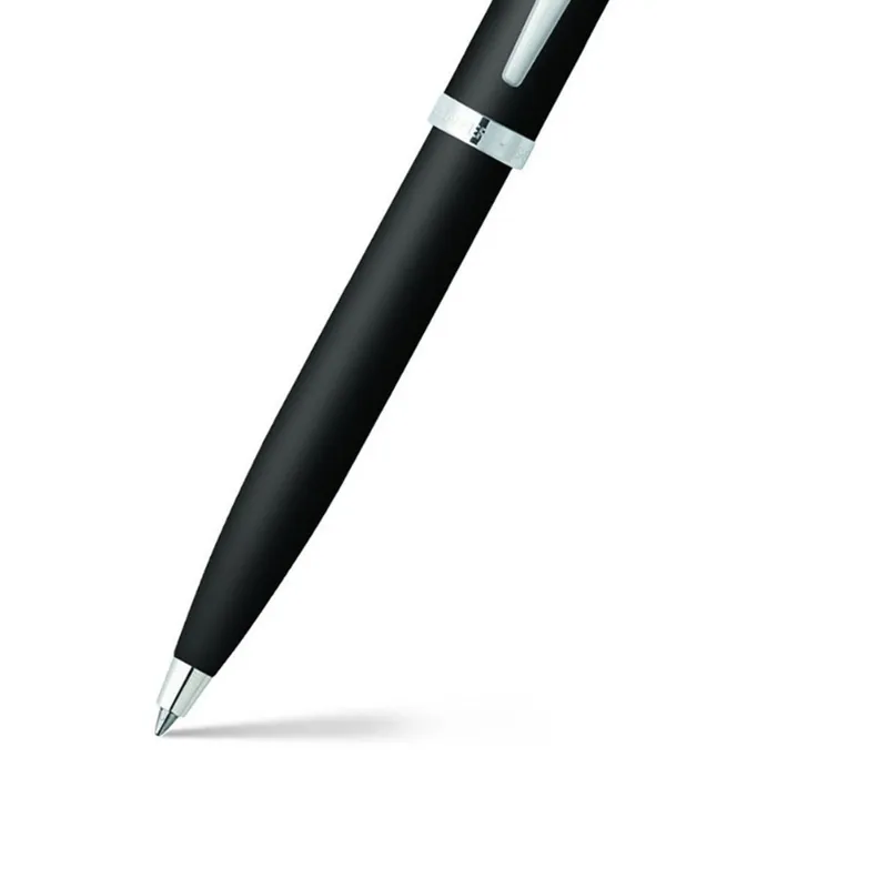 Sheaffer Gift 100 Ballpoint Pen Matte Black with Chrome-Plated Trim
