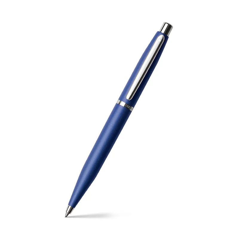 Sheaffer 9401 VFM Ballpoint Pen Neon Blue with Chrome-Plated Trim