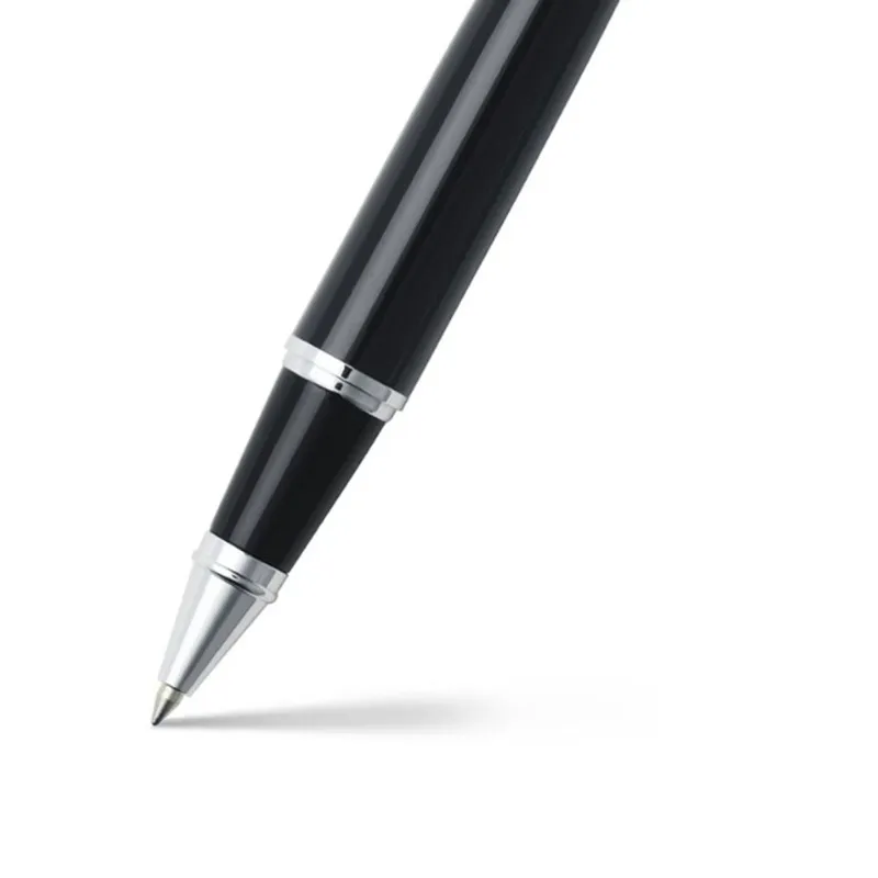 Sheaffer Gift 300 Rollerball Pen Glossy Black and Chrome with Chrome-Plated Trim