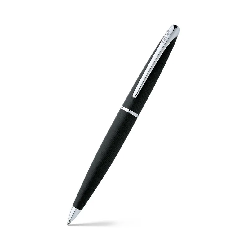 Cross 882-3 ATX Ballpoint Pen Basalt Black With Chrome Trims