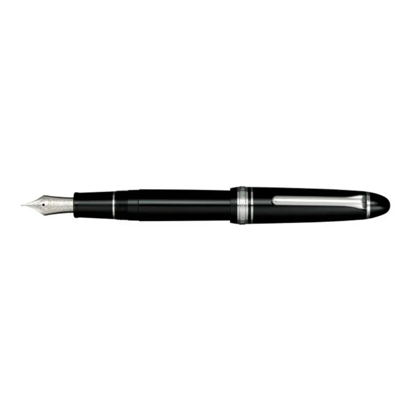 Sailor 1911 Large Fountain Pen (21K Broad) Black with Rhodium-plated Trims