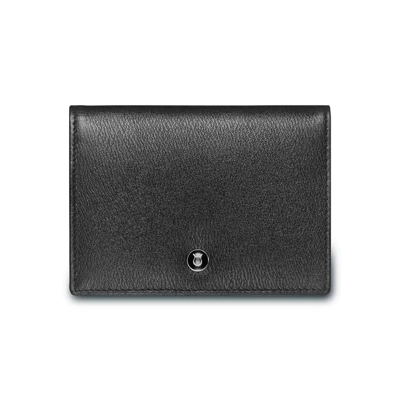 Lapis Bard Belgravia Credit Card Holder with ID Slot Black
