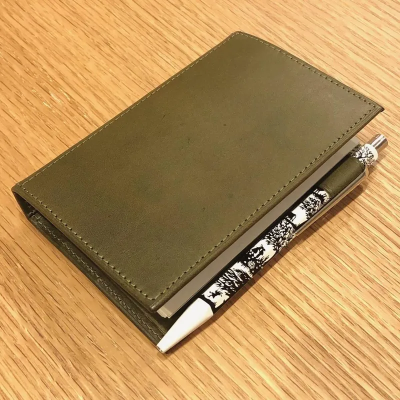 Caran d'Ache 849 Popline 'Totally Swiss-Papercut' Ballpoint Pen with Slim Metal Box Brown