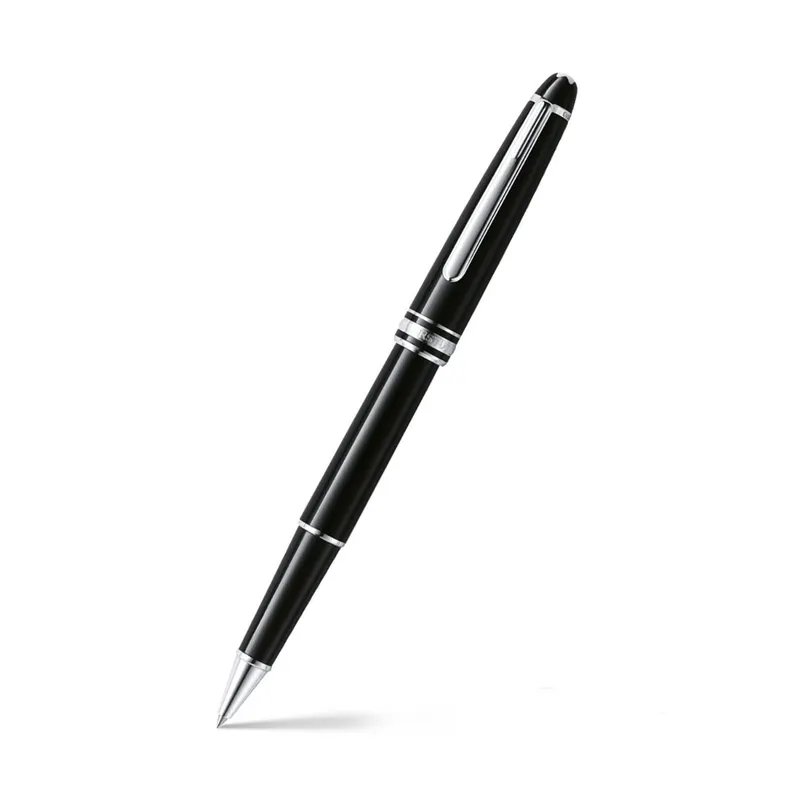 Montblanc MeisterstÃ¼ck Classique Rollerball Pen - Black With Platinum Trims