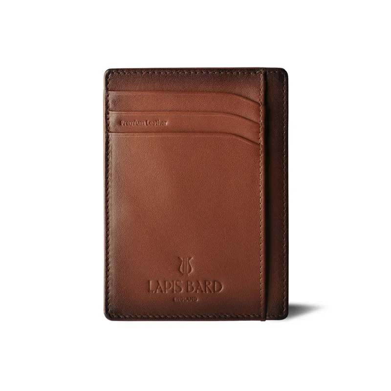 Lapis Bard Ducorium Credit Card Sleeve Cognac