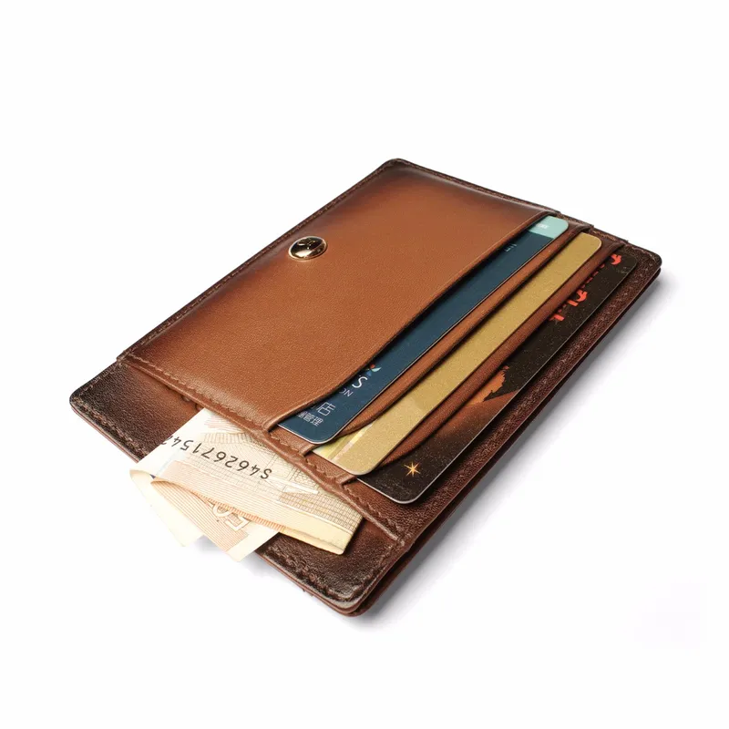 Lapis Bard Ducorium Credit Card Sleeve Cognac