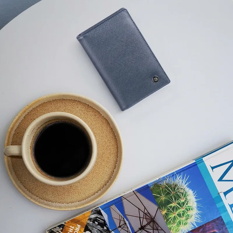 Lapis Bard Stanford credit Card Holder - Blue