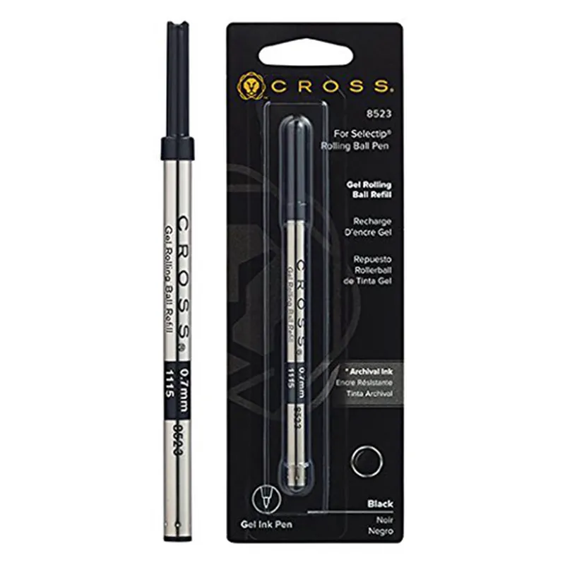 Cross 8523 Rollerball Medium Gel Ink Refill Pack of 1 Black